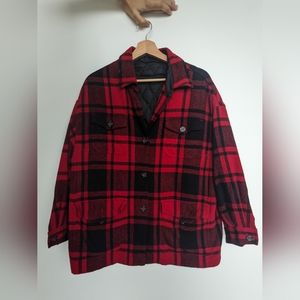 Red Plain Vintage Jacket